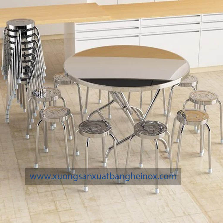 Bo-ban-an-gia-dinh-bang-inox-tron--ghe-roi-MS-GBI04